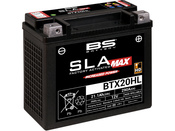 BS BTX20HL 97-23 Softail; 97-17 Dyna; 97-03XL; 07-17 V-Rod
