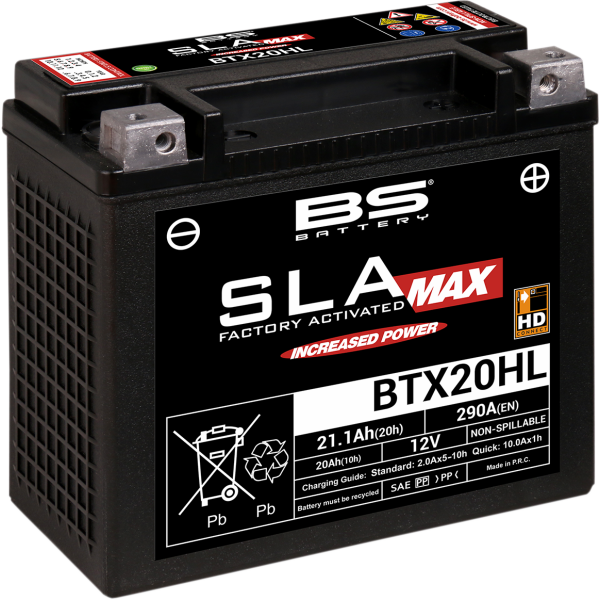 BS BTX20HL 97-23 Softail; 97-17 Dyna; 97-03XL; 07-17 V-Rod