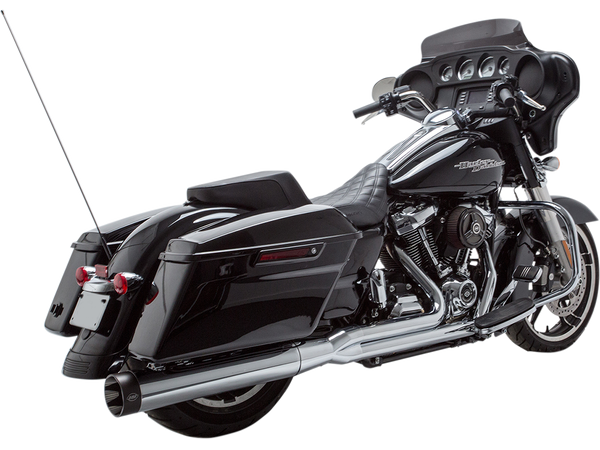 S&S CYCLE EXHAUST 2:1 CHR FLT 17-19