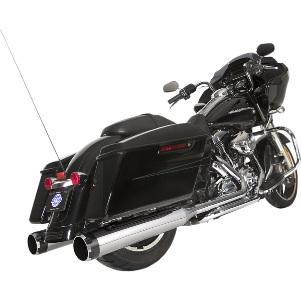 S&S CYCLE EXHAUST CHR/B THR 09-16FL