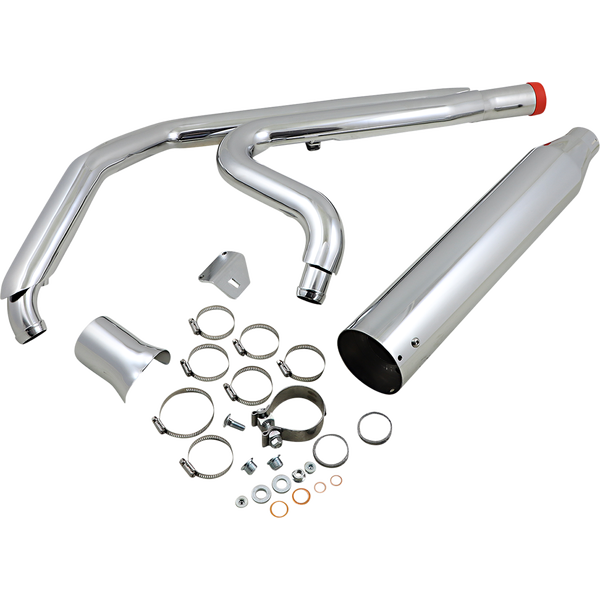 KHROME WERKS EXHAUST 2:1 M8 FL CHROME - Bilde 2