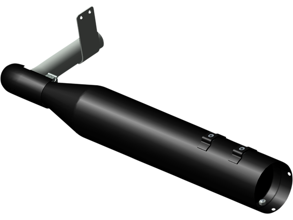 KHROME WERKS GHOST PIPE 09-UP FL BLACK